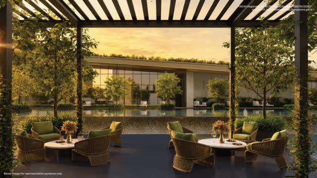 Godrej Samaris landscaped gardens